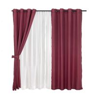 Set Cortina jqd Rustica 8pzas Argolla 140x220 Burd