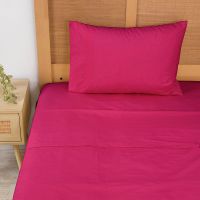 Sábana 144 H Colores Lisos 1.5 P Fucsia