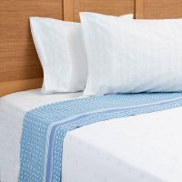 Sábana Mashini 180 Hilos 2 P Agua