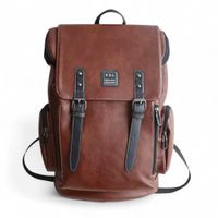 Mochila Mv Movac Clasica Urbana 24l Eco Cuero Hombre