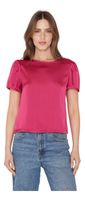 Blusa Olivia Satin Fucsia Jacinta Tienda