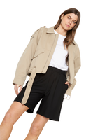 Chaqueta Aviadora Cotton crudo Jacinta Tienda