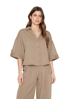 Blusa Elena café Jacinta Tienda