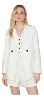 Blazer Owen Rayas Blanco Jacinta Tienda