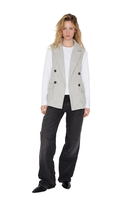 Chaqueta Royal sin mangas gris Jacinta Tienda