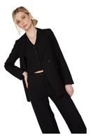 Blazer Owen Rayas Negro Jacinta Tienda