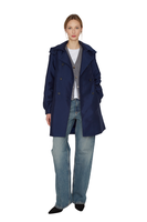 Trench Coat Royal azul Jacinta Tienda