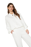 Poleron Isi blanco Jacinta Tienda