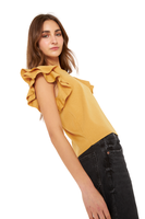 Polera Alitas amarilla Jacinta Tienda