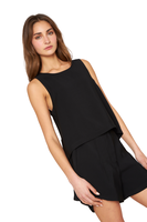 Polera Ana sin mangas negra Jacinta Tienda