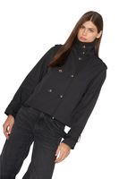 Trench Coat Owen negro Jacinta Tienda