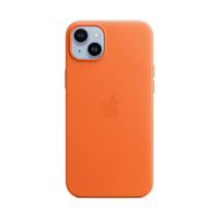 Carcasa Apple Cuero MagSafe iPhone 14 Plus Color Naranja Openbox