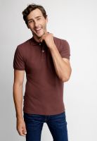 Polera Polo Básica Manga Corta Brown