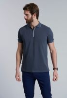 Polera Polo Cierre Dallas Metal