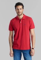 Polera Pique Básica Dk Red