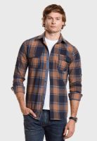 CAMISA CHECKERED MICHIGAN FJ GOLD