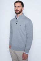 Sweater Bristol Smart Casual L/S Lt Grey