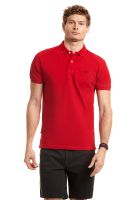 Polera Polo Básica Dk Red