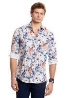 Camisa Estampada Madison Fj Ecru
