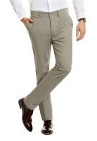 Pantalón Twill Sin Pliegues L/33 Safari