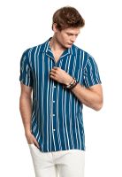 Camisa Listada Silver F Blue