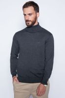 Sweater Smart Casual Turtle Neck Graphite