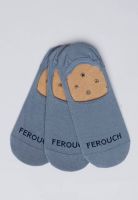 Tripack Calcetín Invisible Fr Grey Melange