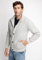 Cardigan Sherpa New York Grey Melange