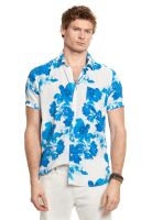 Camisa Estampada Acuarela Fj Indigo