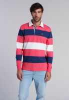 Polera Rugby Rayas Newark Coral