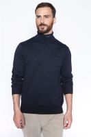 Sweater Navy Smart Casual Turtle Neck