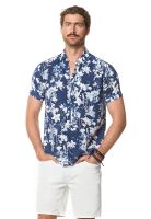 Camisa Estampada Oregon Fj Blue