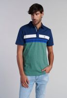 Polera Polo Rayas Chicago Lt Gree Melange