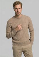 Sweater Leicester Camel Melange