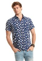 Camisa Estampada Hamptons Fj Navy