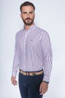Camisa Striped Irving Sm Burgundy