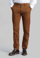 Pantalón Twill Slim /33 Camel