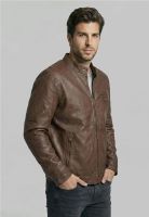 Chaqueta De Cuero Memphis Dk Camel