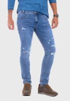 Jeans Silver Destroyed Fj Blue