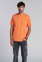 Polera Bolsillo Houston Orange Melange