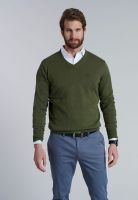 Sweater V Neck Melange F Military