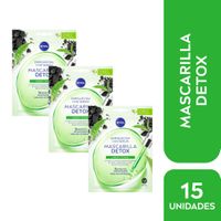 Mascarillas Detox enriquecida con Serum