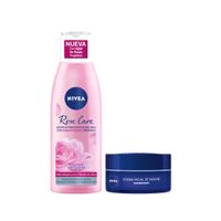 NIVEA Rose Care Micelar + Crema Facial Regeneradora