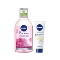 NIVEA Loción Micelar Rose Care + Crema Manos Q10