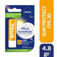 Bálsamo Labial Nivea Sun Protect SPF30 4,8Gr