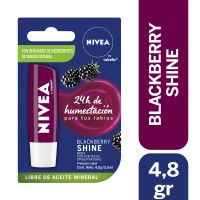 Bálsamo Labial Nivea Blackberry Shine 4,8Gr