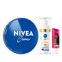NIVEA Creme + Sérum Luminous + Bálsamo Labial Disney