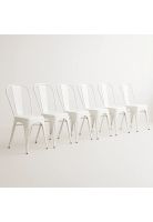 Pack de 6 Sillas Tolix - Blancas