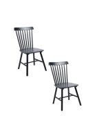 Pack de 2 Sillas Windsor Madera - Negra