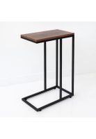 Mesa Lateral Moderna con Marco Metálico